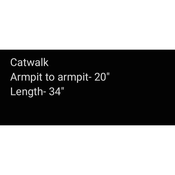 Catwalk Shift Boho Hippie Dress Size Small Belted Feather - Picture 11 of 11